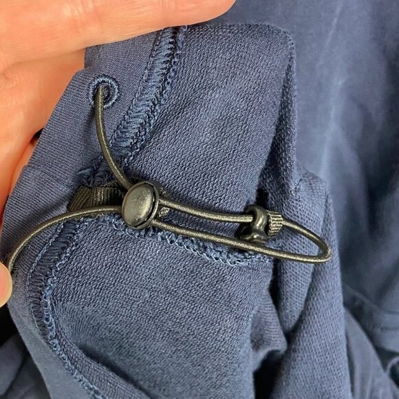 NEW Rhone Bolina Henley Hoodie Blue Size Large 2021 Lightweight Hooded Sweater L - Picture 10 of 14